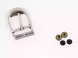 Leather strap buckle incl. rivets for Hepco&Becker Leather Bags LIBERTY/BUFFALO