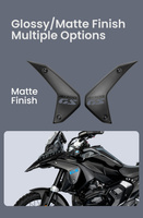 LOBOO Panel chłodnicy z włókna węglowego (czarny metal) do BMW R1300GS (2023-) Carbon Fiber Radiator Panel (10.3.32131.001.11)