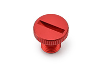 80943 Mirror hole plug bolt CNC red anodized f. M10 x P1.25 right hand side