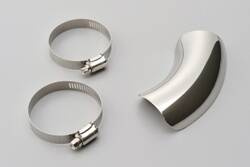 Uniwersalna osłona termiczna ze stali nierdzewnej polerowanej – zakrzywiona Ø40-60mm