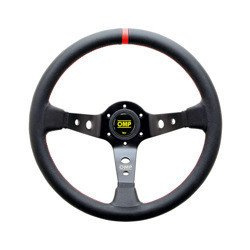 OMP CORSICA BLACK Leather Steering Wheel