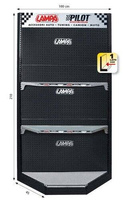 98998 Angular display rack F4, corner kit - 210 cm