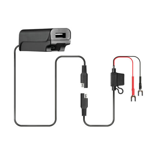 91799 Trek X, USB charger with double USB socket (USB A + USB C) rainproof