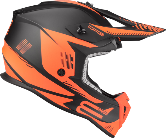 Kask Motocyklowy LAZER OR3 PP3 (kol. Czarny - Czerwony Fluo - Matowy) rozm. 2XL