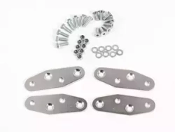 Element montażowy do C-Bow pionowy 30mm – chrom (komplet)