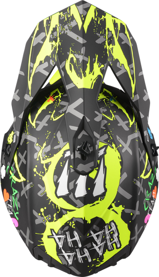 Kask Motocyklowy LAZER OR3 Crazy (kol. Czarny - Multi - Matowy) rozm. XS