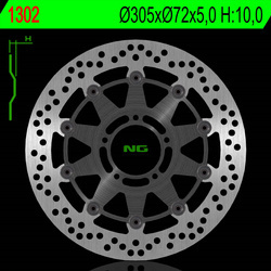 NG TARCZA HAMULCOWA PRZÓD DUCATI HYPERMOTARD 796/1100 '07-'12 PŁYWAJĄCA