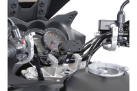 UCHWYT GPS NA KIEROWNICĘ 25,4MM SW-MOTECH SILVER