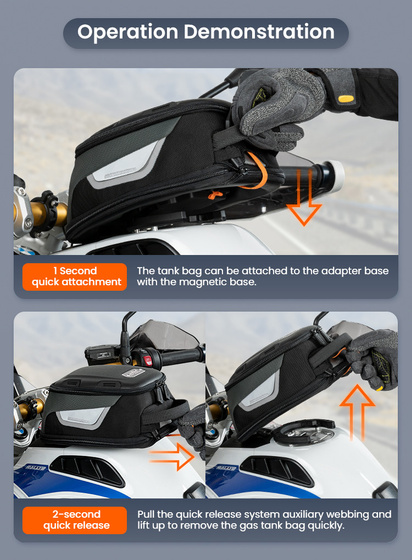 LOBOO Tank bag 4,5-6,5L