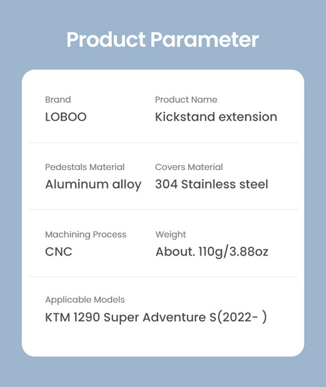 LOBOO Nakładka na stopkę boczną do KTM1290 Super Adventure S (2022-) (10.3.03251.001.11)