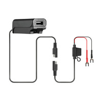 91799 Trek X, USB charger with double USB socket (USB A + USB C) rainproof