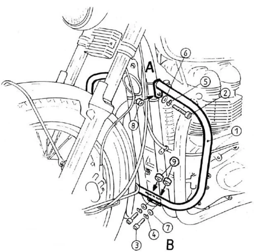 Triumph Thruxton (2004-2015) Gmol silnika