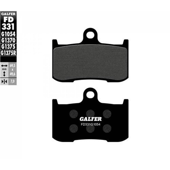 GALFER KLOCKI HAMULCOWE SEMI METAL FD331G1054