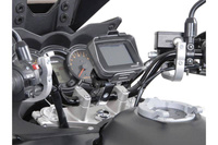 UCHWYT GPS NA KIEROWNICĘ 25,4MM SW-MOTECH SILVER