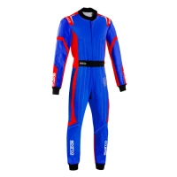 Sparco Thunder Advanced Kart Karting Auto Racing Suit blue red