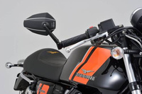 D-MIRROR-7 TYPE-K/BAREND LONG, ALU.BLACK 1PC E-MARKED