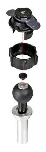 90457 Opti Tube, motorbike steering tube mount - Ø 15-17,2 mm