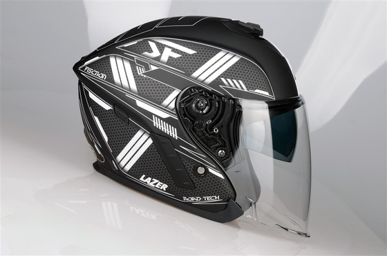 Kask Motocyklowy LAZER TANGO S ROADTECH (kol. Czarny - Biały - Matowy) rozm. XL