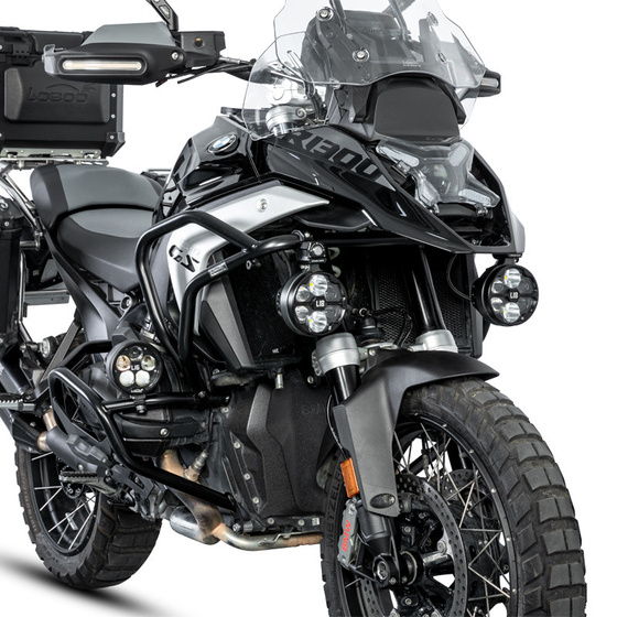 LOBOO L18S światło drogowe i mijania pomocnicze (czarne) (10.1.01018.001.01)