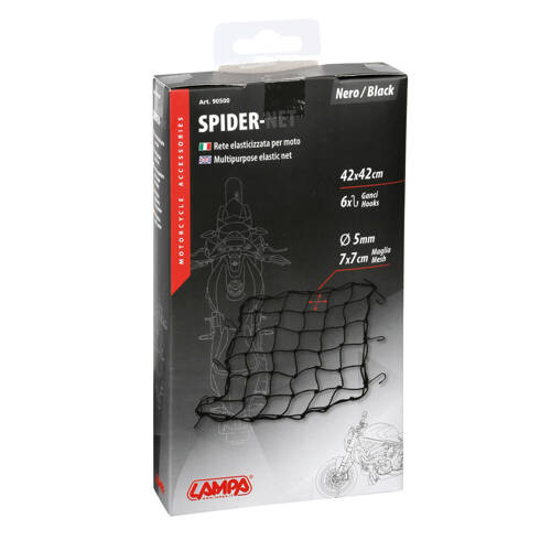 90500 Spider, multipurpose elastic net – Black