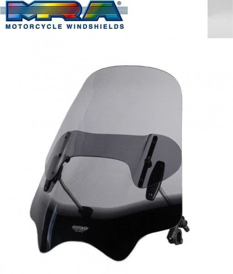 Uniwersalna szyba do motocykli bez owiewek MRA, forma VNB-A, bezbarwna