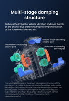 LOBOO Uchwyt na telefon PH02S (pod lusterko, ≤10.2mm) (10.3.08002.124.11)