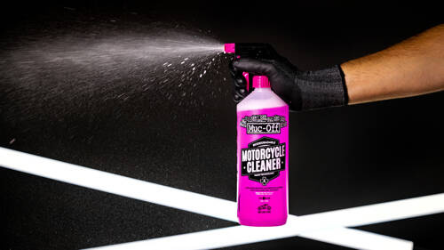 Muc-Off 664-CTJ - Biodegradowalny płyn do mycia motocykla z nanotechnologią z atomizerem - 1l - Nano Tech Motorcycle Cleaner