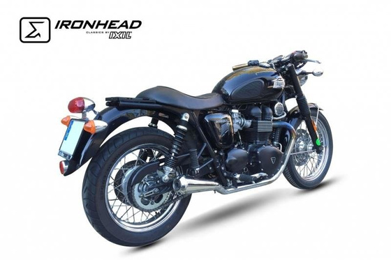 Tłumik IRONHEAD TRIUMPH BONNEVILLE / T100 (07-15) typ OVC11SS (prawa strona) stalowy