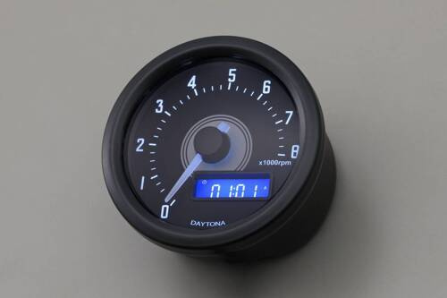 VELONA60 TACHOMETER 8000RPM, BLACK