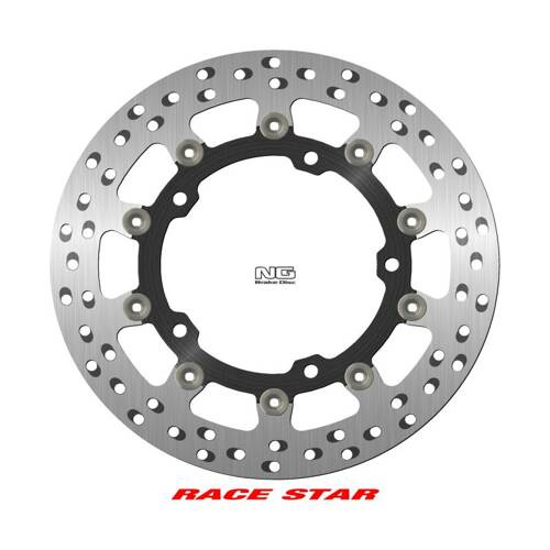 NG TARCZA HAMULCOWA PRZÓD RACE STAR PREMIUM KAWASAKI NINJA 400 / Z 400 '18-'22, ZX-25R '21-'22 (310X141,75X5MM) (5X10,25MM) (ŚRODEK ALUMINIOWY, POLEPSZONE CHŁODZENIE)