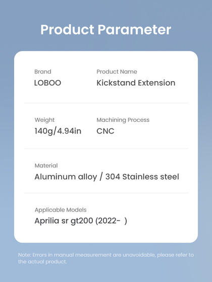 LOBOO Nakładka na stopkę boczną do Aprilia SR GT200 (2022-) (10.3.03451.001.01)