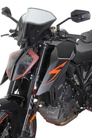 Szyba motocyklowa MRA KTM 1290 SUPER DUKE R, KTM SUPERDUKE, 2017-, forma NRM, bezbarwna