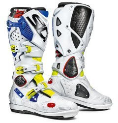 Motorcycle Enduro Boots SIDI CROSSFIRE 2 SRS white/blue