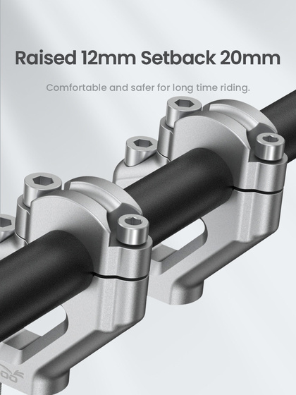 LOBOO Podwyższenie kierownicy do TRIUMPH Tiger900 RALLY PRO (2021-2023), TRIUMPH Tiger900 GT LOW (2021- 2023), TRIUMPH Tiger850