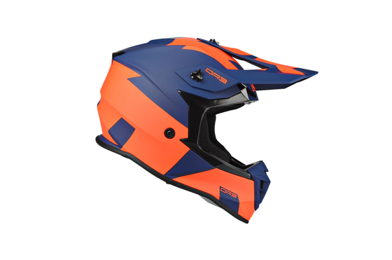 Kask Motocyklowy LAZER OR3 Rocky (kol. Niebieski - Czerwony fluo) rozm. 2XL