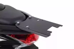 Adapter for mounting any Universal Topcase black for Honda PCX 125