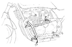 Kawasaki Zephyr 750 (1991-1999) Gmol silnika