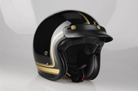 Kask Motocyklowy LAZER CONGA Cosmo (kol. Czarny - Złoty - Metalik) rozm. S