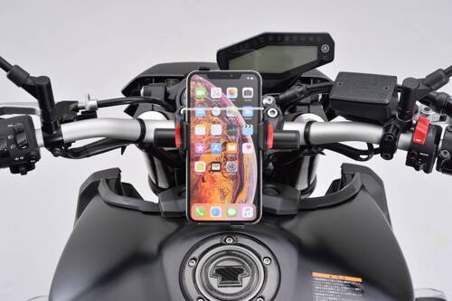 77437 MOUNT BAR 155MM Ø22.2MM BLACK HANDLE CLAMP MOUNT TYPE