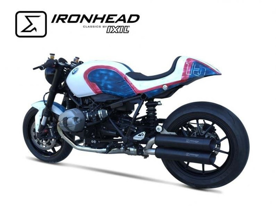 Silencer / Exhaust IRONHEAD BMW NINE-T NEW typ HC1-3B czarny