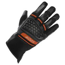 Rękawice motocyklowe damskie BUSE Braga czarno/czerwone 06