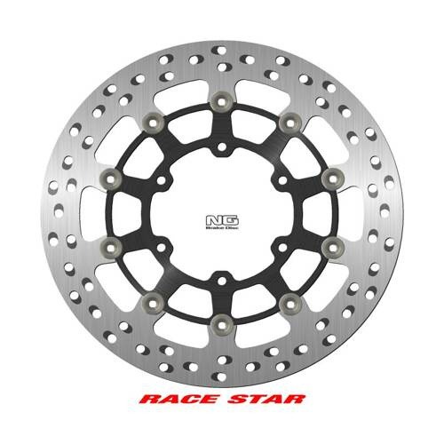 NG TARCZA HAMULCOWA PRZÓD RACE STAR PREMIUM SUZUKI GSX-R 600/750/1000 '08-'18 (310X102X5MM) (6X8,25MM) PŁYWAJĄCA (ŚRODEK ALUMINIOWY, POLEPSZONE CHŁODZENIE)