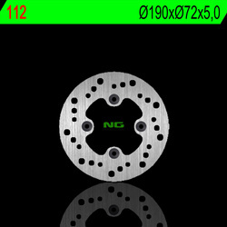 NG TARCZA HAMULCOWA PRZÓD HONDA HELIX 250 '95-'99 (190X72X5MM) (4OTWORY 10,5MM)