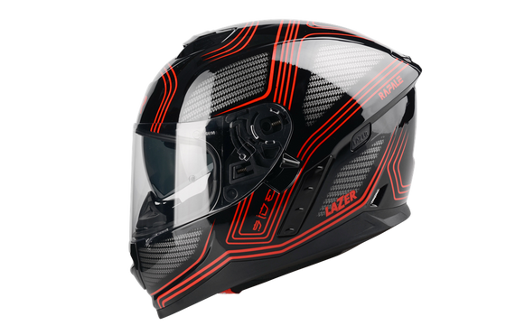 Kask Motocyklowy LAZER RAFALE Darkside (kol. Czarny - Czerwony) rozm. S