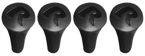 RAP-UN-CAP-4U X-Grip® Rubber Cap 4-Pack Replacement