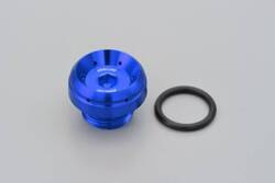 OIL FILLER CAP BULLET M24XP3.0/BLUE