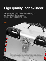 LOBOO TIBET Kufry boczne srebrne 34+34L (10.5.02341.010.21)