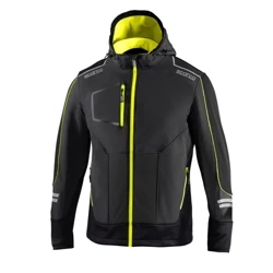 Sparco Tech Soft Shell Jacket (Teamwork) black yellow
