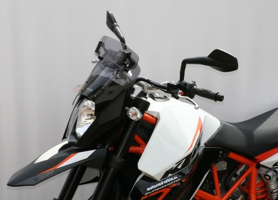 Motorcycle Windshields MRA KTM 990 SUPERMOTO SM / SMR, KTM LC8 SM, 2008-, form VT, smoke