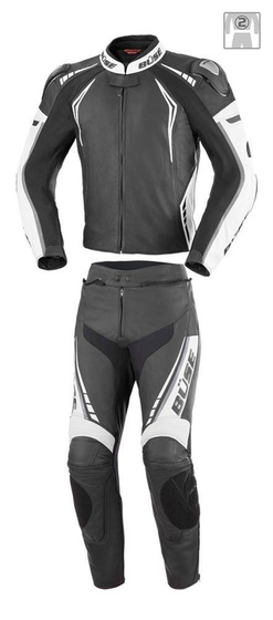 Kombinezon motocyklowy damski BUSE Silverstone Pro czarno-biały 40